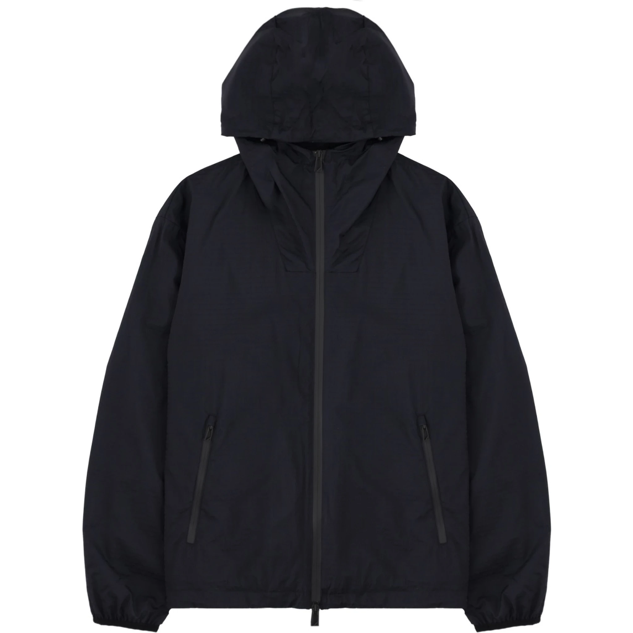 GIACCA CON ZIP E CAPPUCCIO