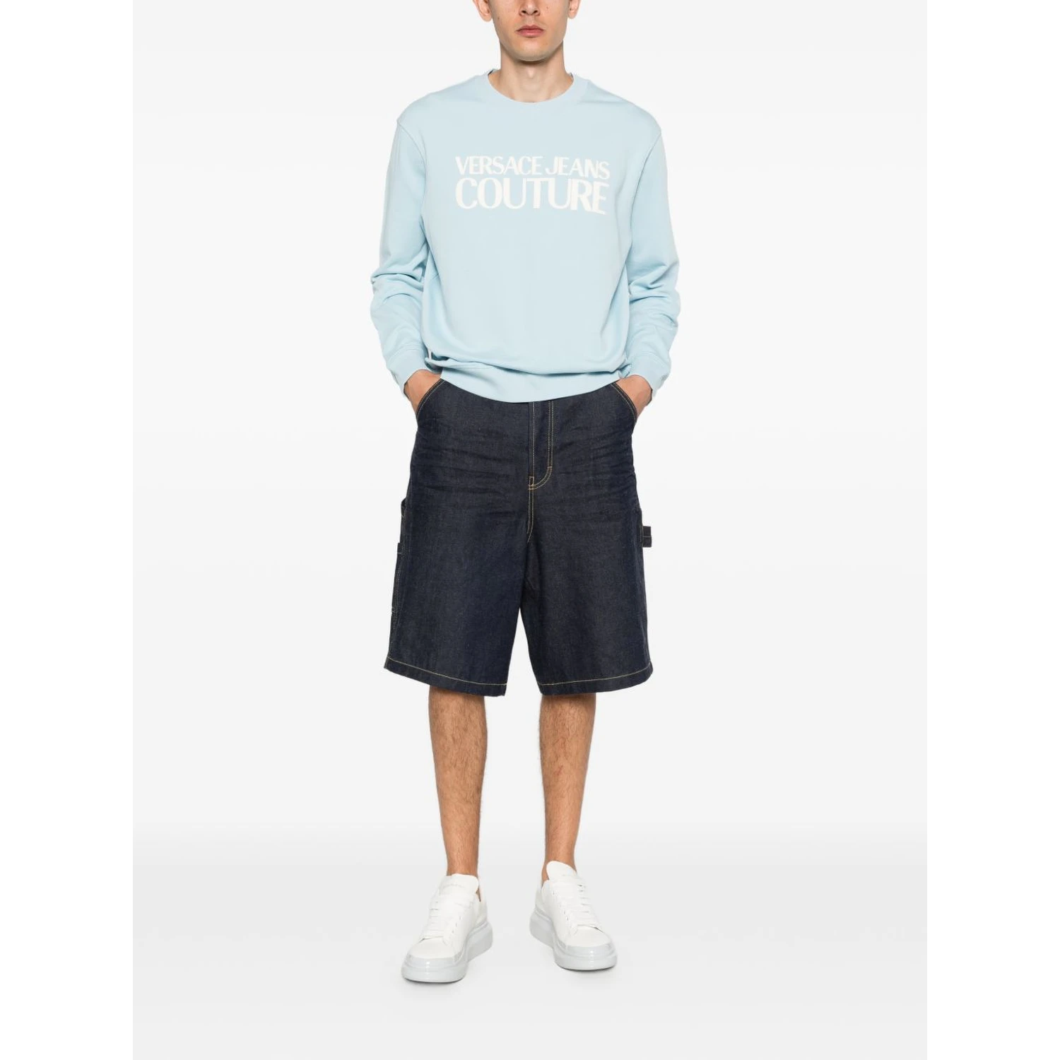 VERSACE JEANS COUTURE Sweaters Blue