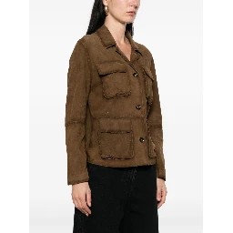 THE JACK AND JACKIE LEATHERS Jackets Grey
