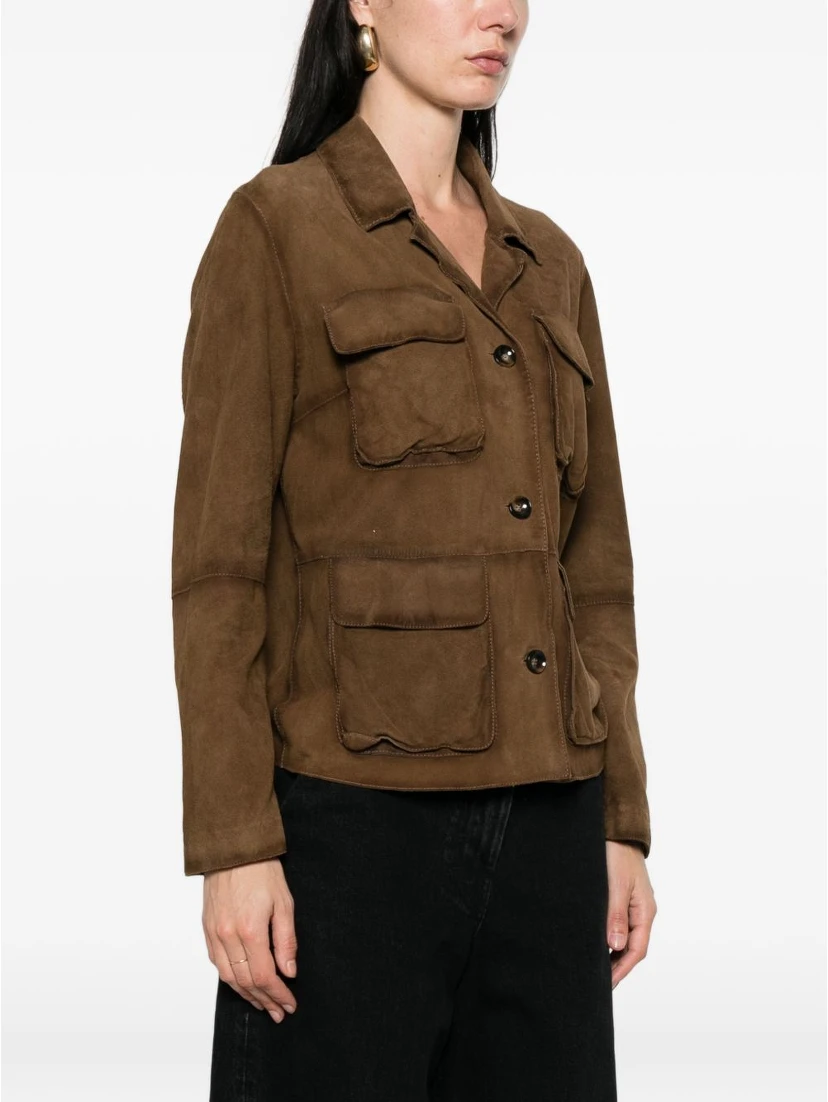 THE JACK AND JACKIE LEATHERS Jackets Grey