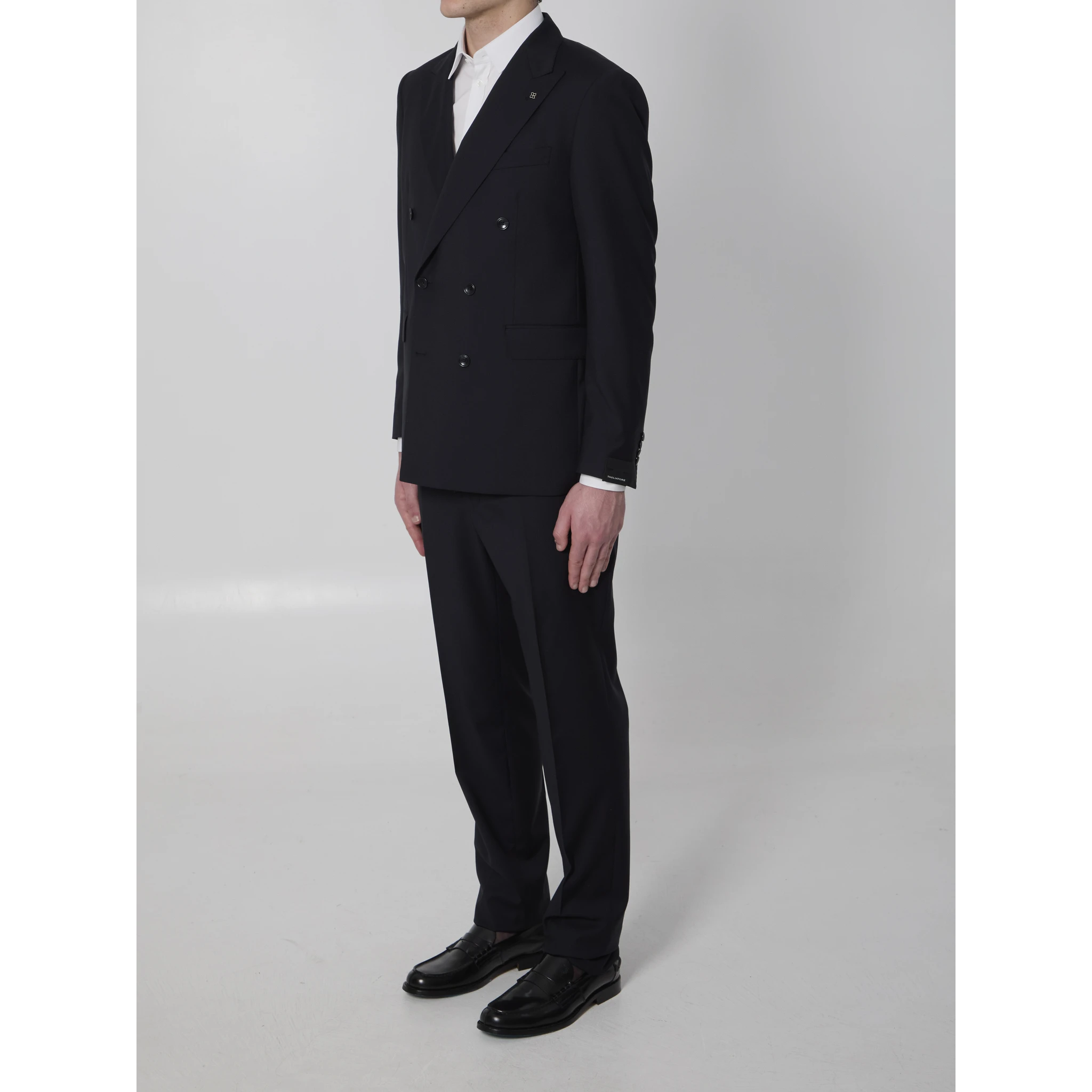 Super 110s virgin wool double-breasted suit