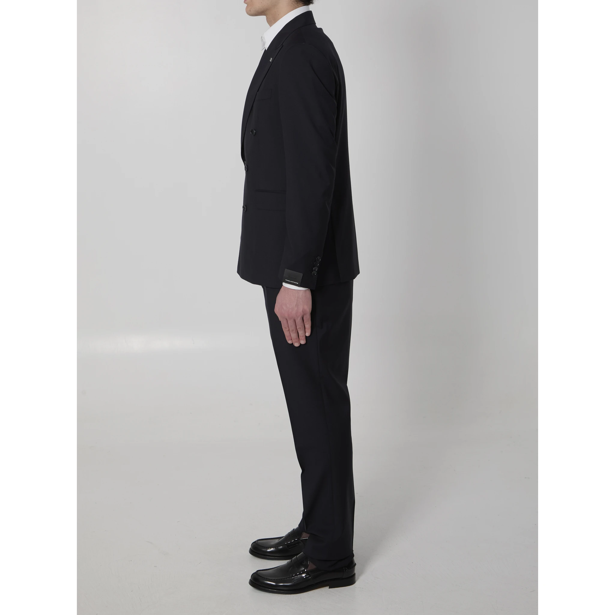 Super 110s virgin wool double-breasted suit