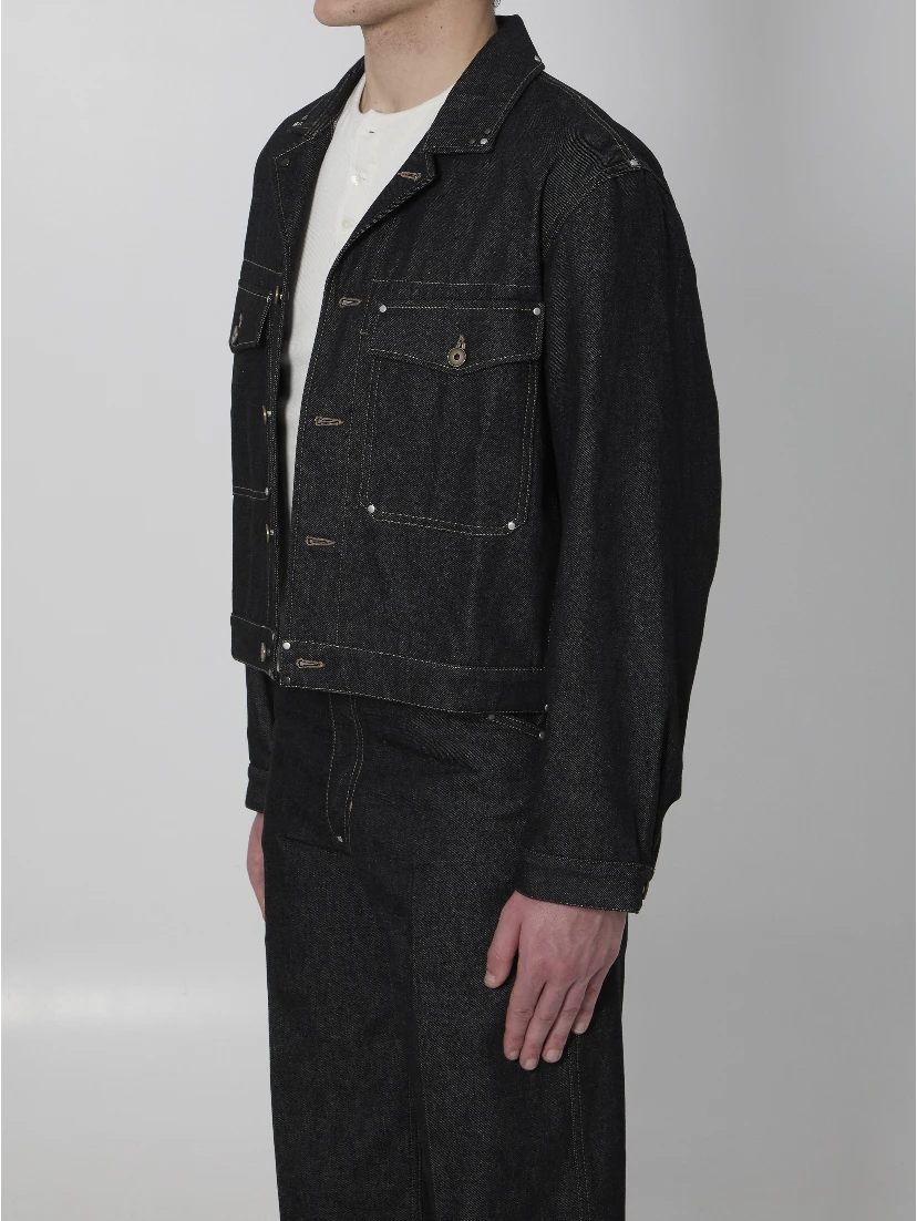 Denim trucker jacket