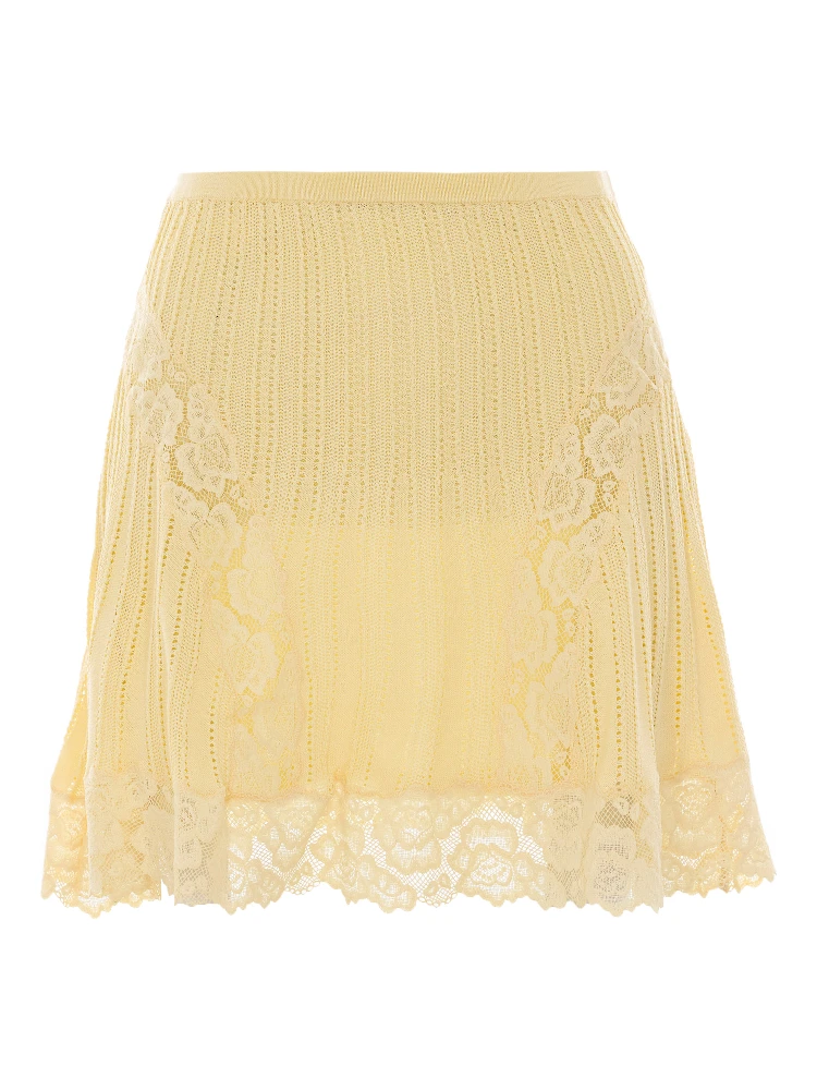 SELF PORTRAIT Skirts Yellow