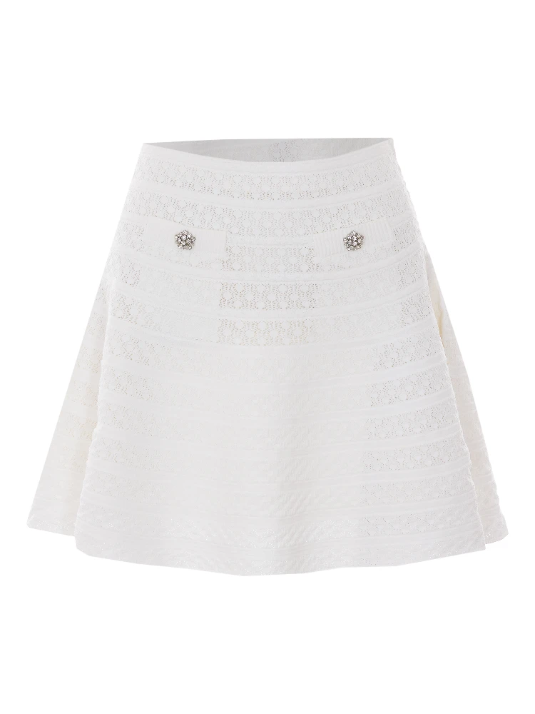 SELF PORTRAIT Skirts White