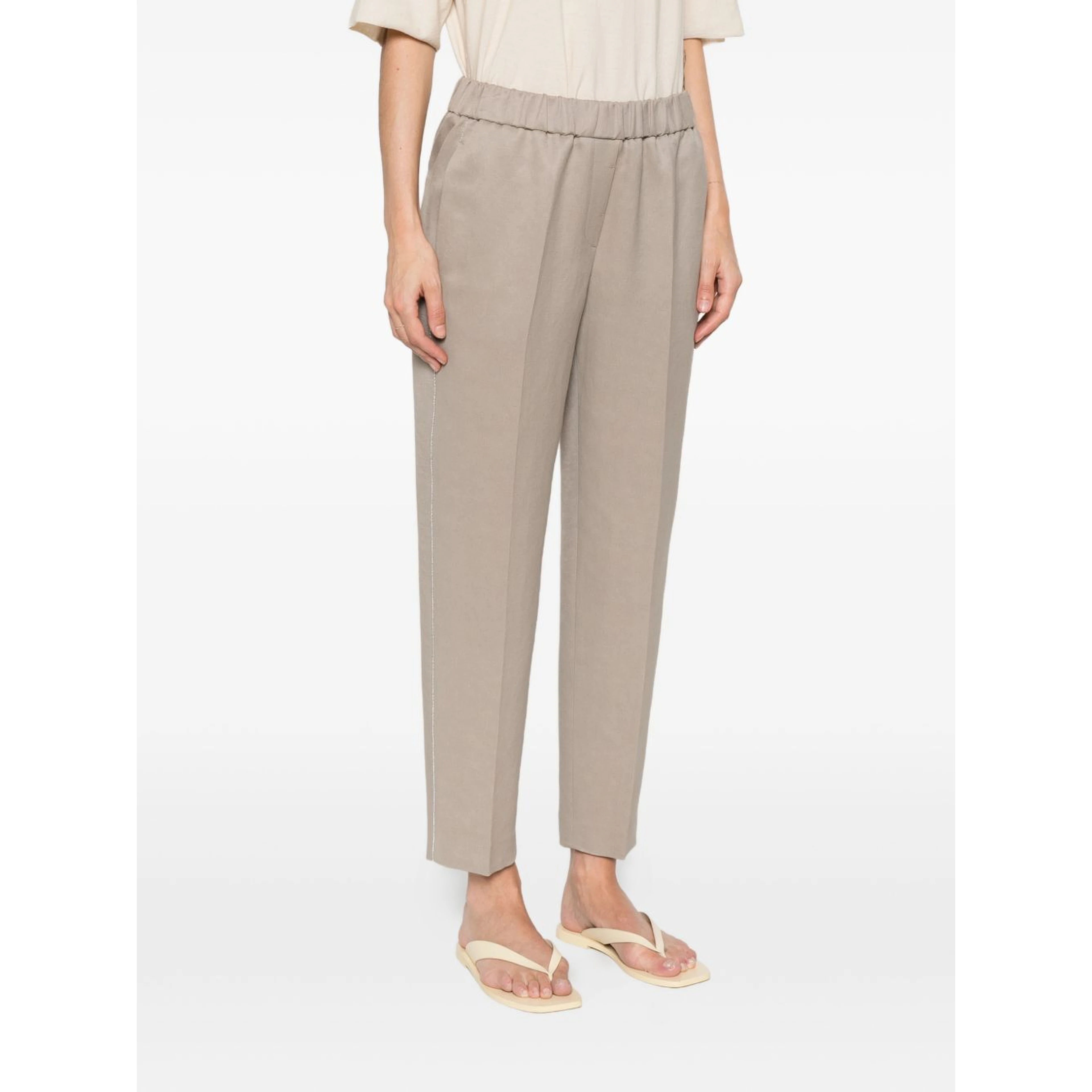 Peserico Trousers Brown