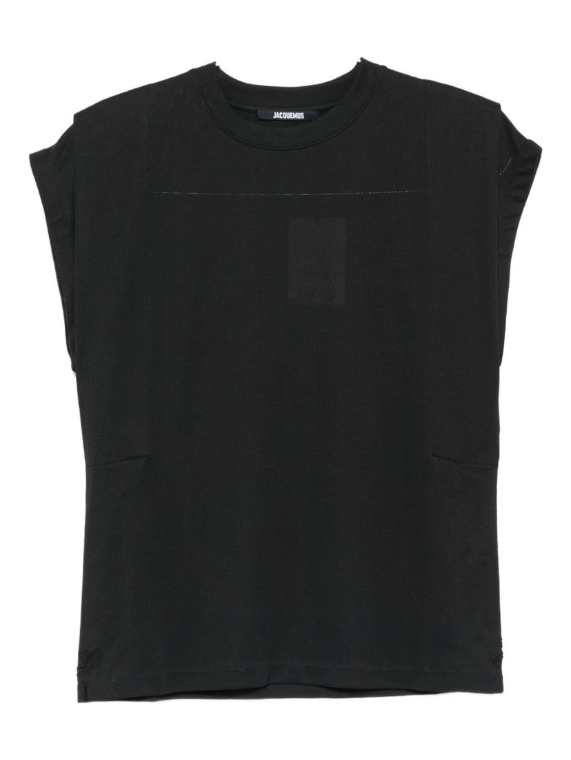 JACQUEMUS T-shirts and Polos Black