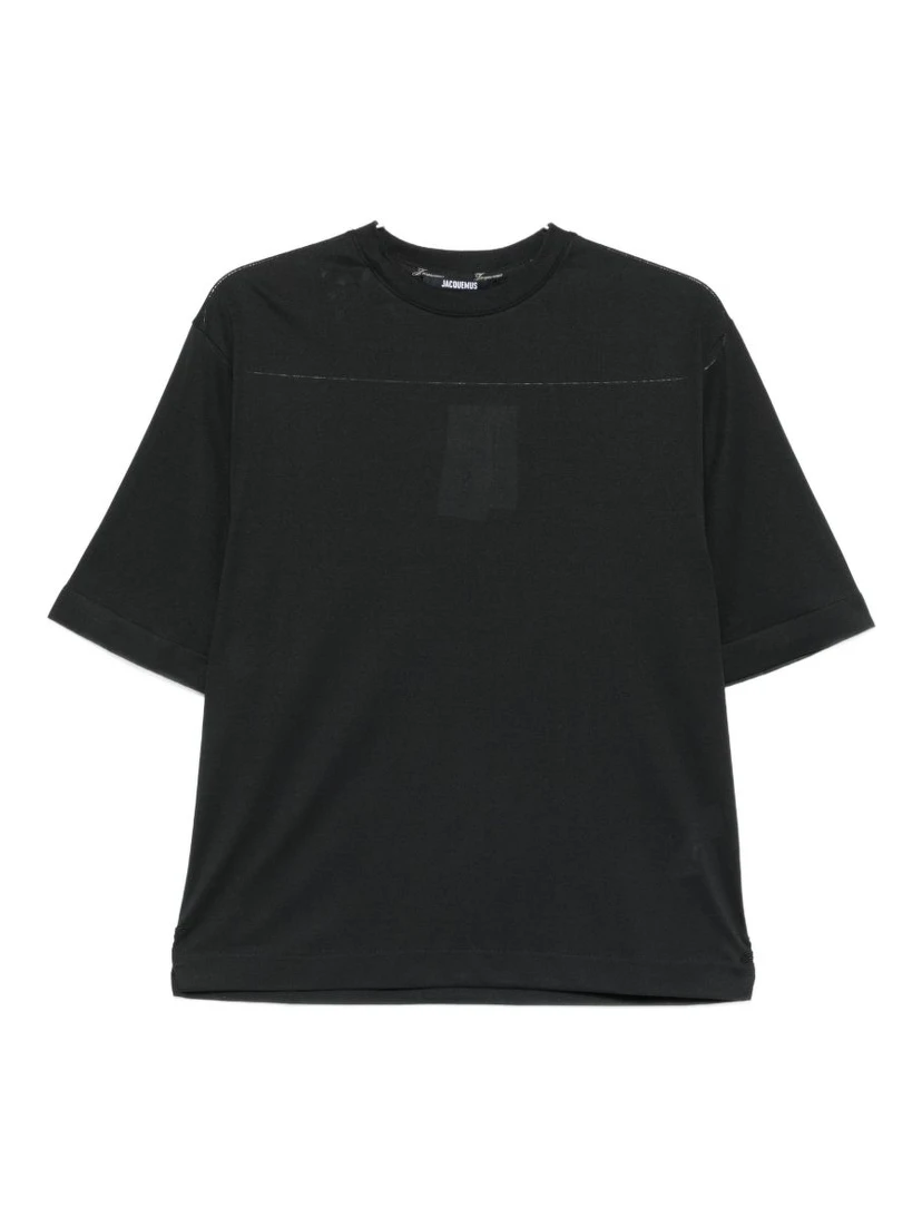 JACQUEMUS T-shirts and Polos Black