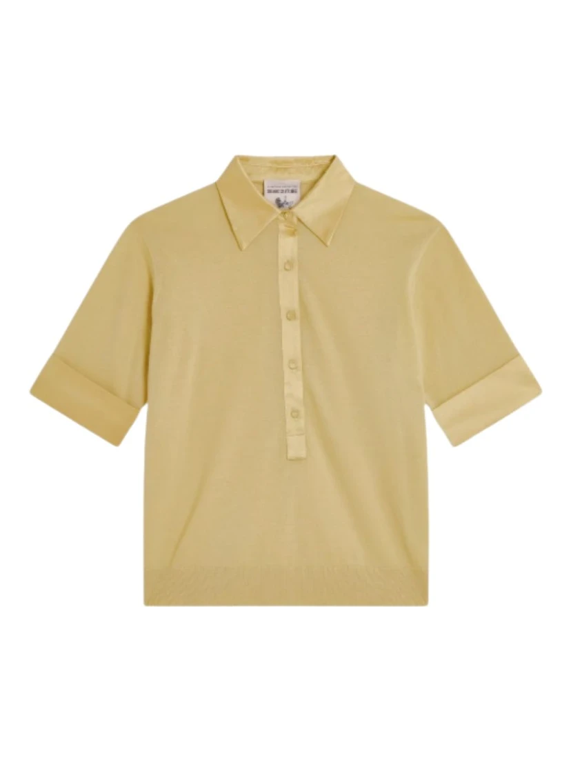 Semicouture T-shirts and Polos Yellow