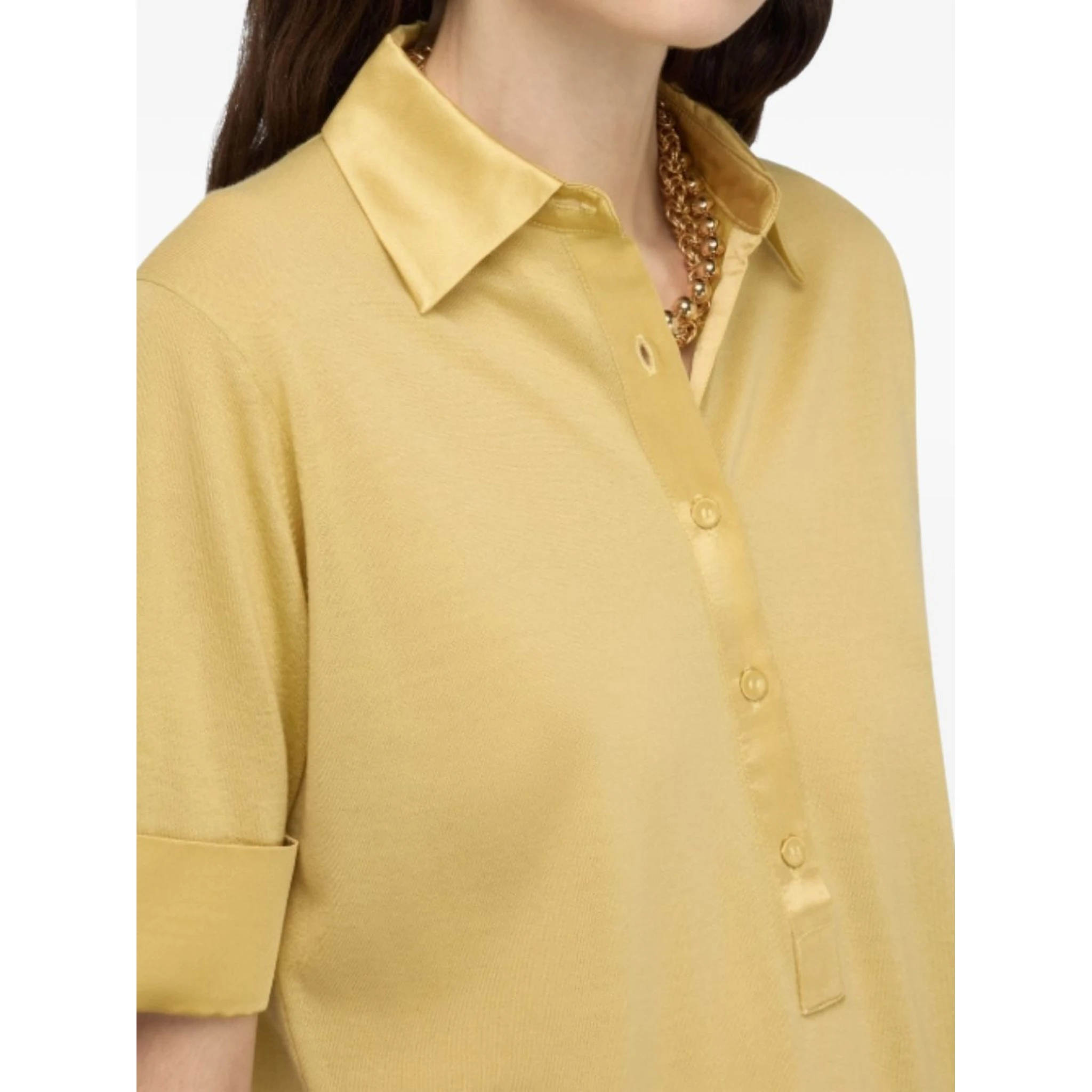 Semicouture T-shirts and Polos Yellow