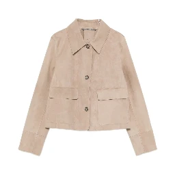 THE JACK AND JACKIE LEATHERS Jackets Beige