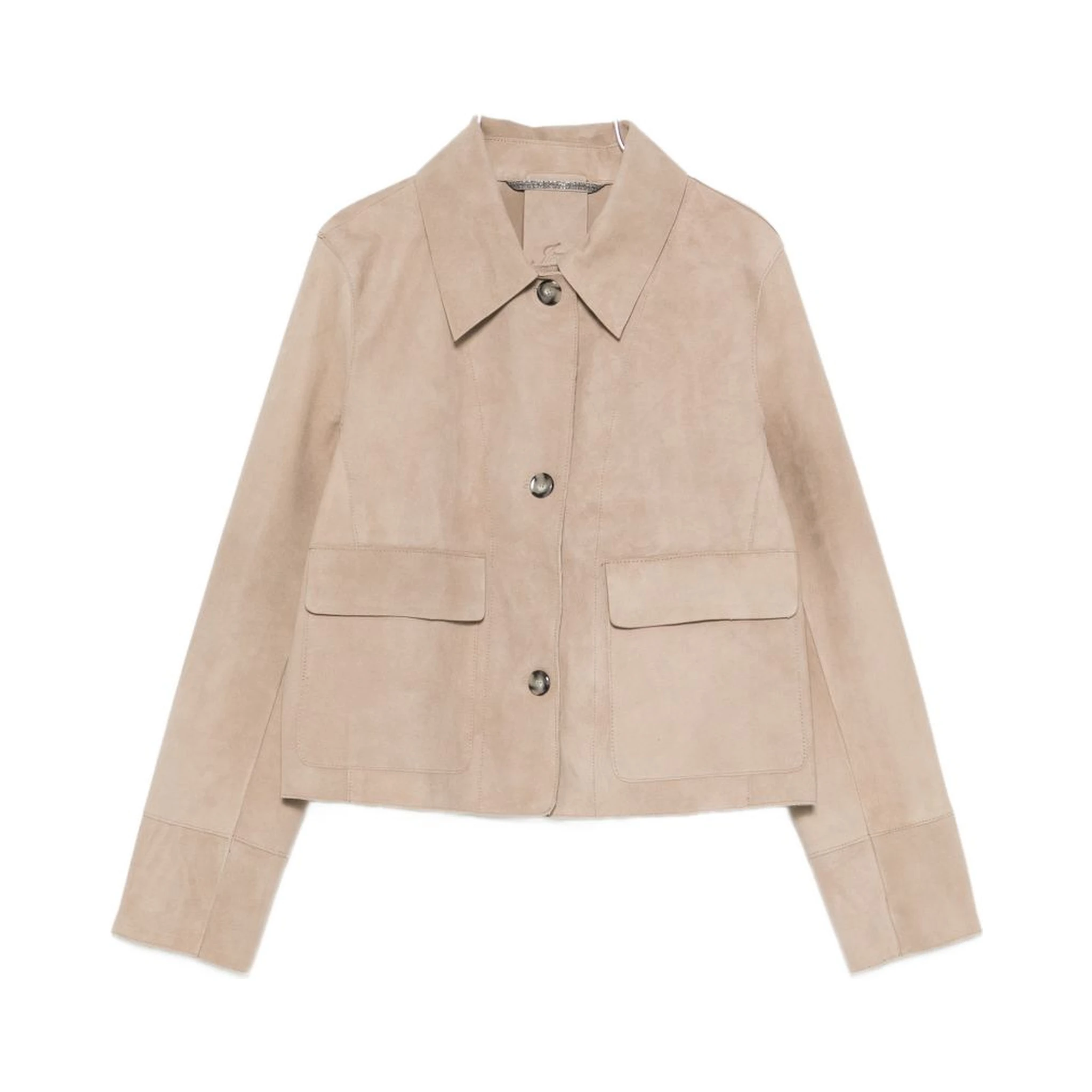 THE JACK AND JACKIE LEATHERS Jackets Beige