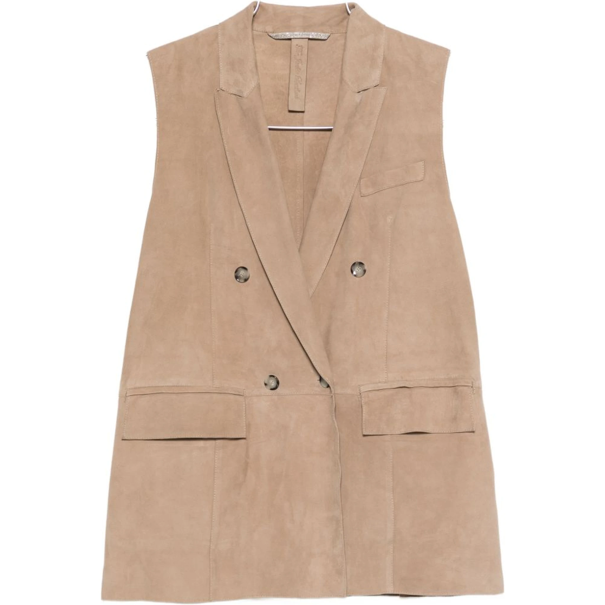 THE JACK AND JACKIE LEATHERS Jackets Beige