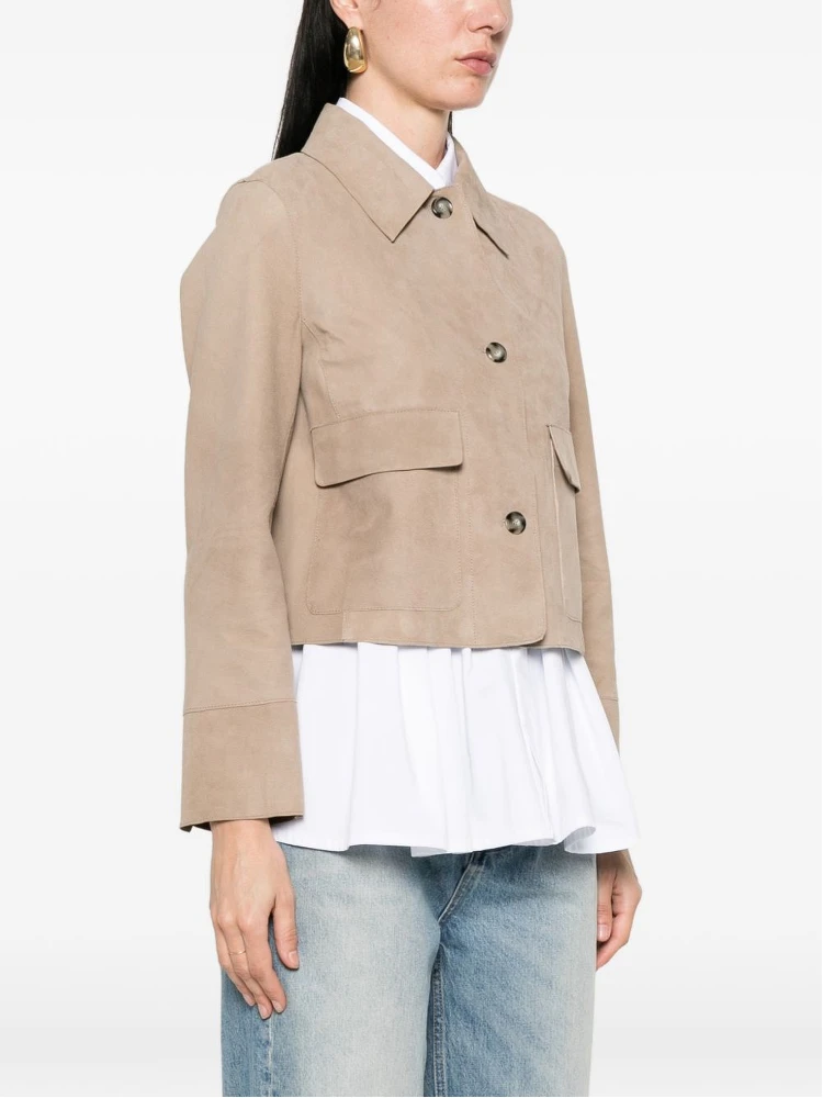 THE JACK AND JACKIE LEATHERS Jackets Beige alternative