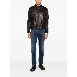 THE JACK AND JACKIE LEATHERS Jackets Brown