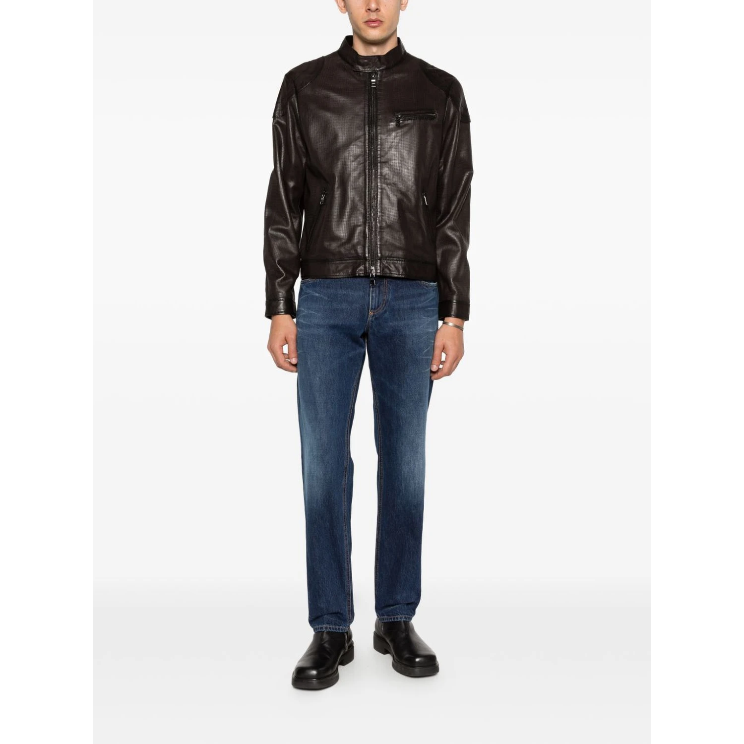 THE JACK AND JACKIE LEATHERS Jackets Brown