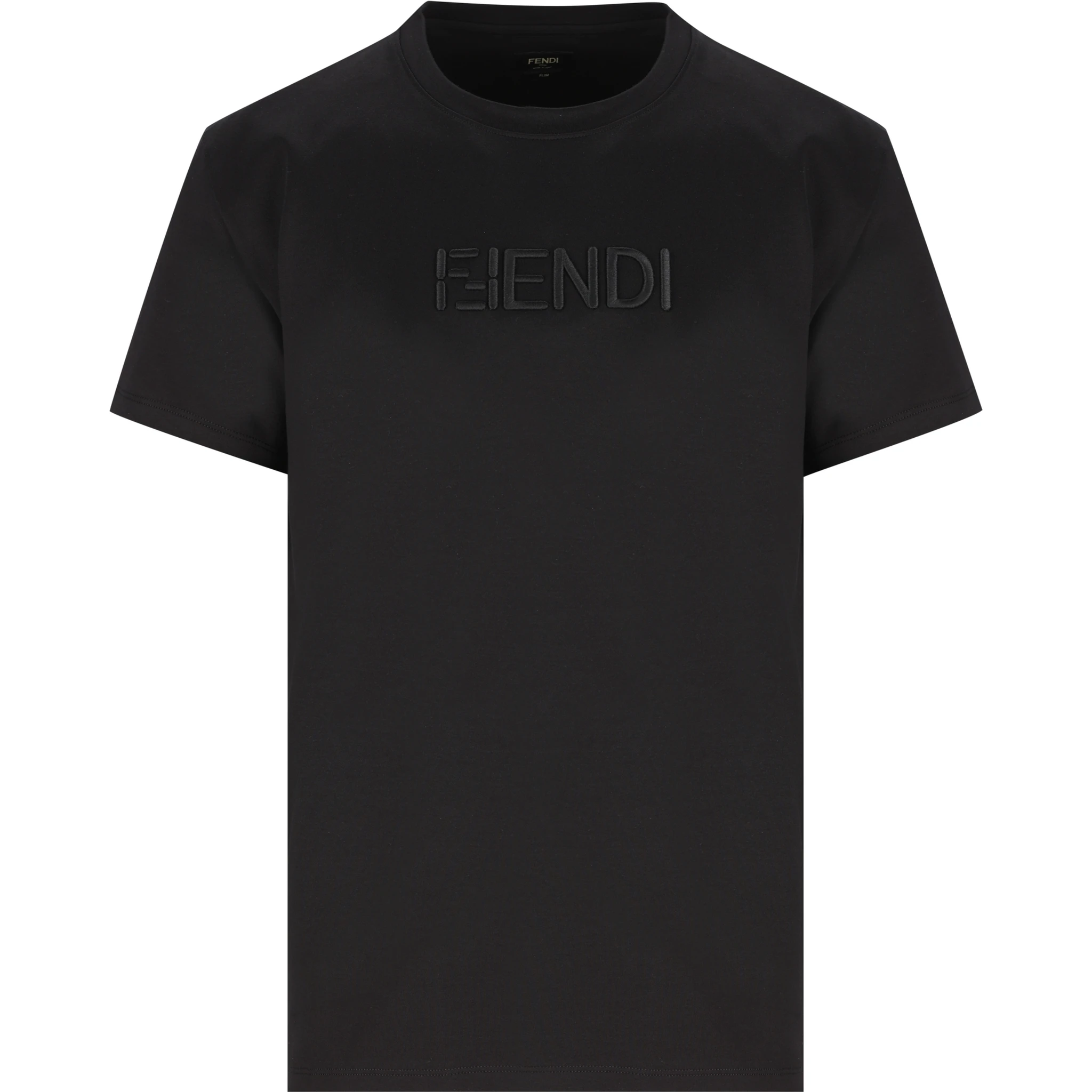 تيشيرتات وبولو من فندي باللون الأسود