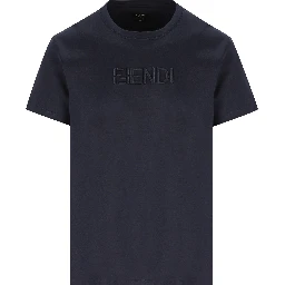Fendi T-shirts and Polos Blue