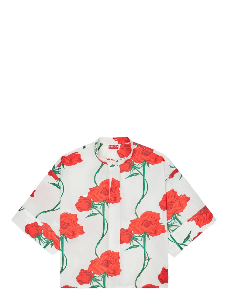 قمصان كنزو بيضاء