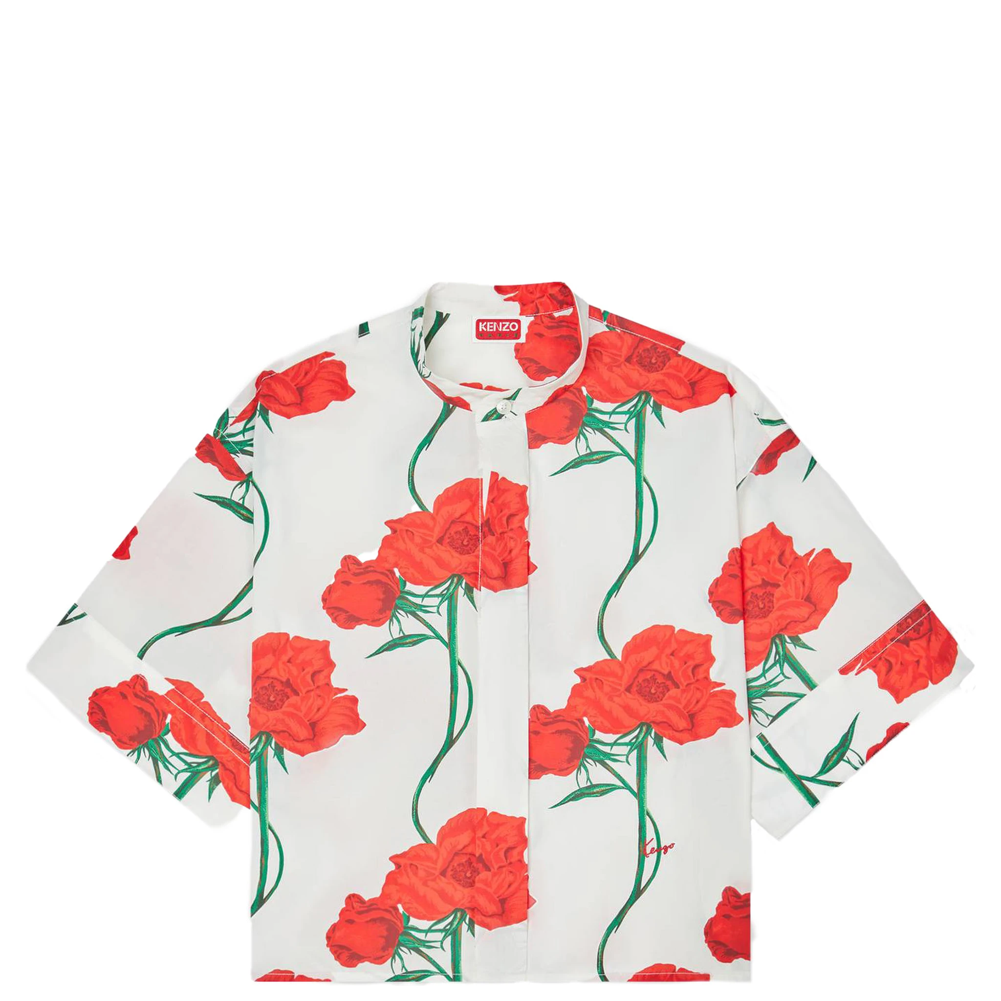 قمصان كنزو بيضاء