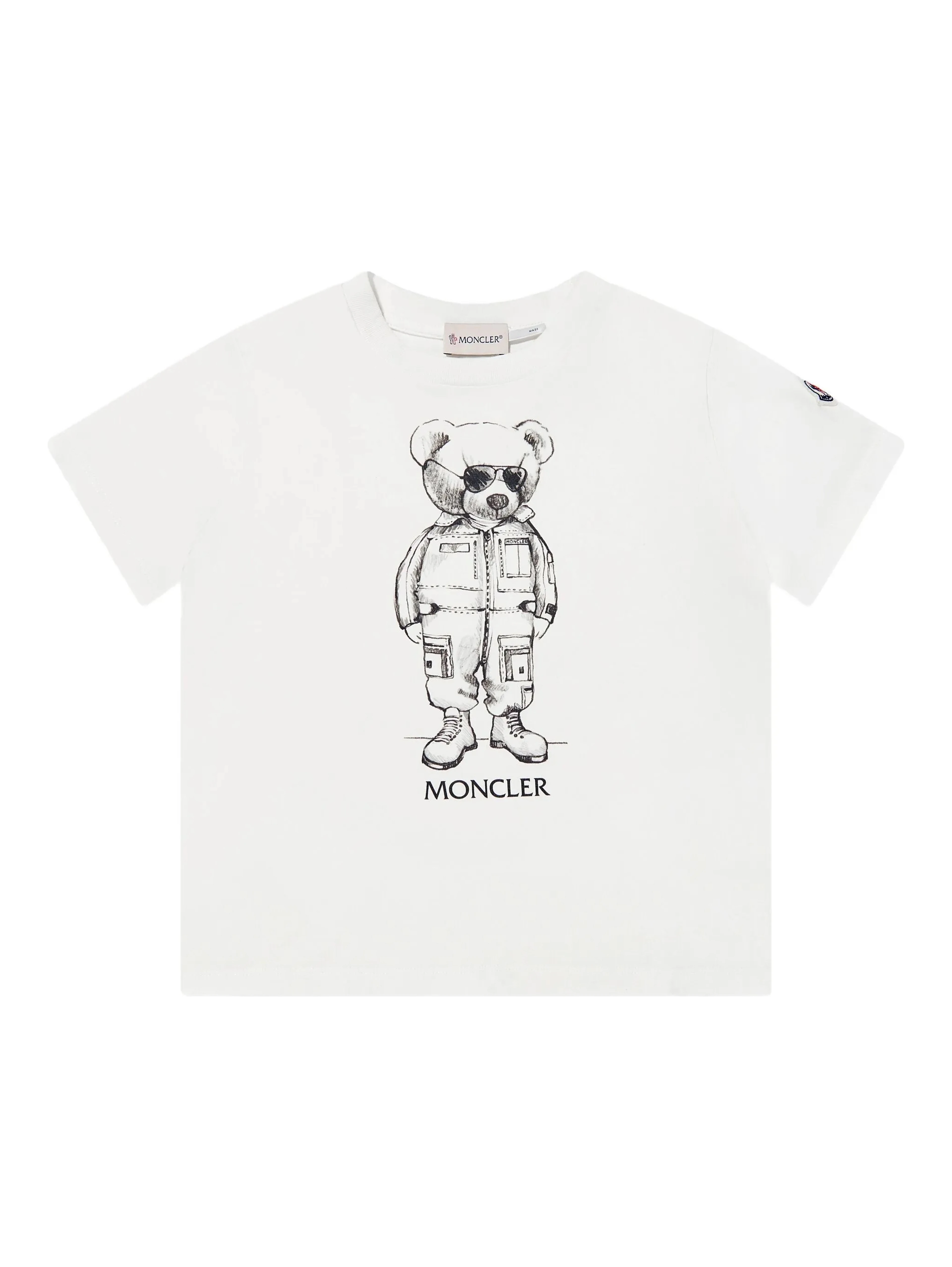 MONCLER KIDS T-shirts and Polos White