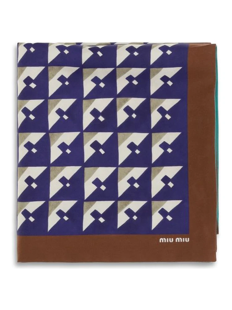 Multicolor Silk Scarf