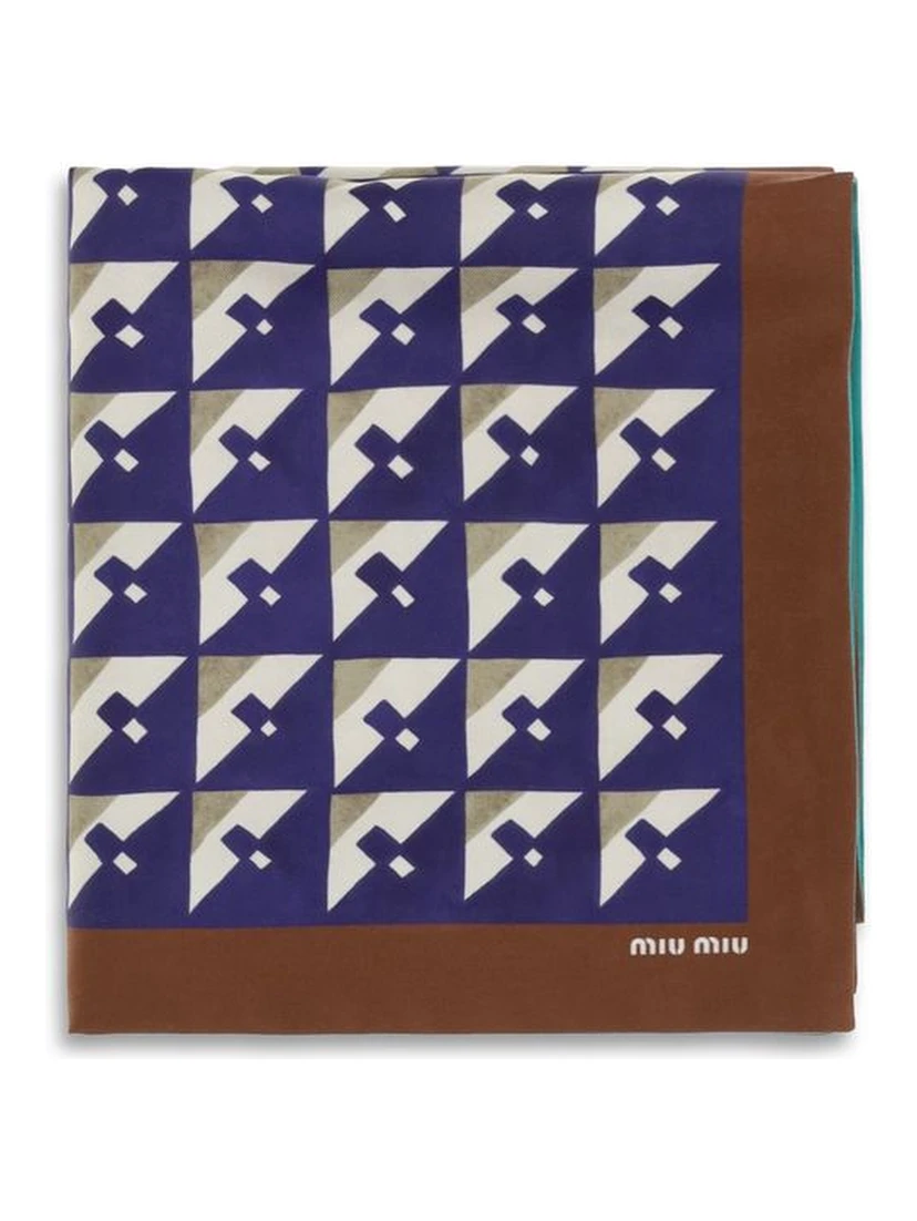 Multicolor Silk Scarf
