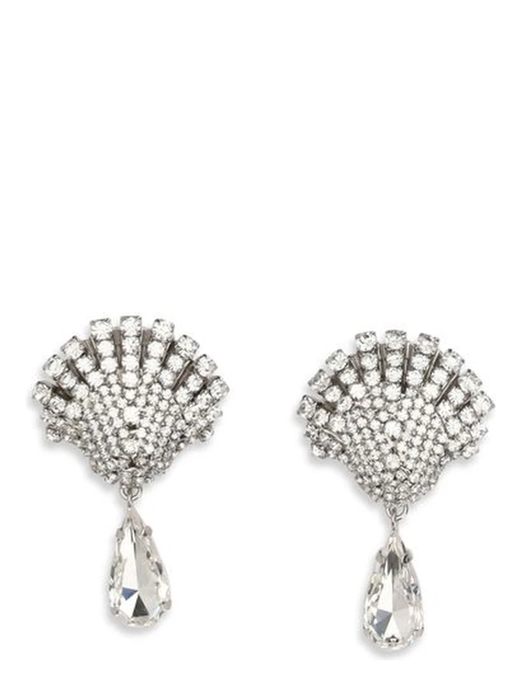 Silver Metal Earrings