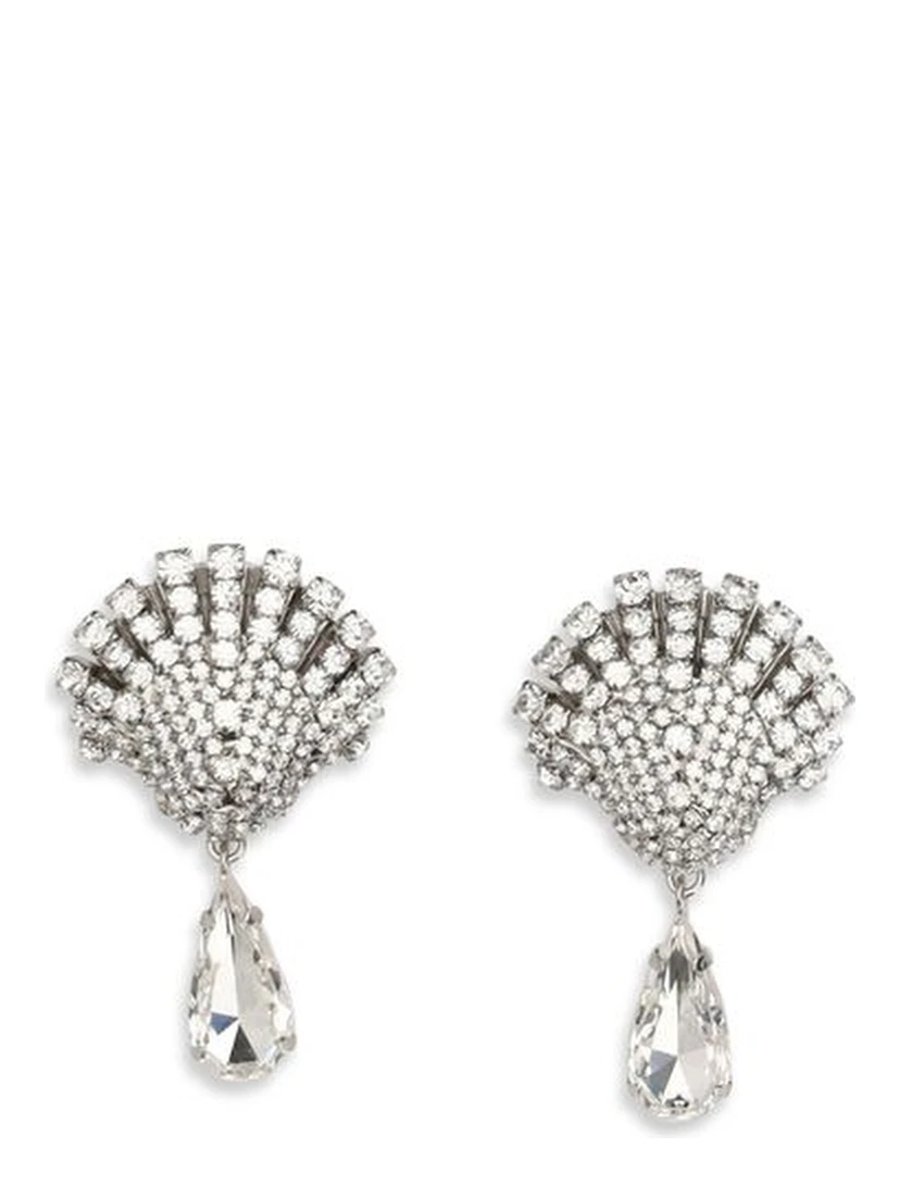 Silver Metal Earrings