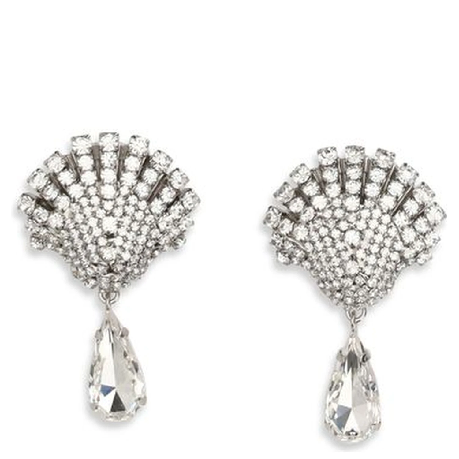 Silver Metal Earrings