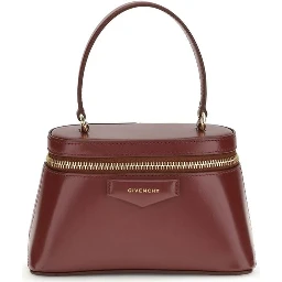 Burgundy Calf Leather Bos Taurus Handbag