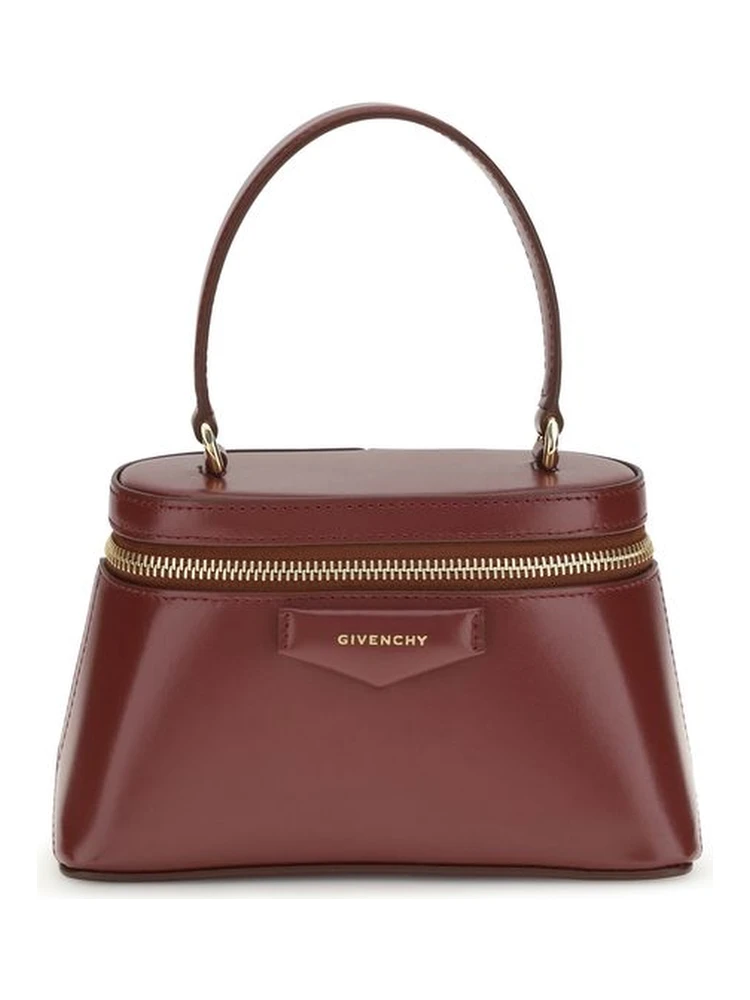 Burgundy Calf Leather Bos Taurus Handbag