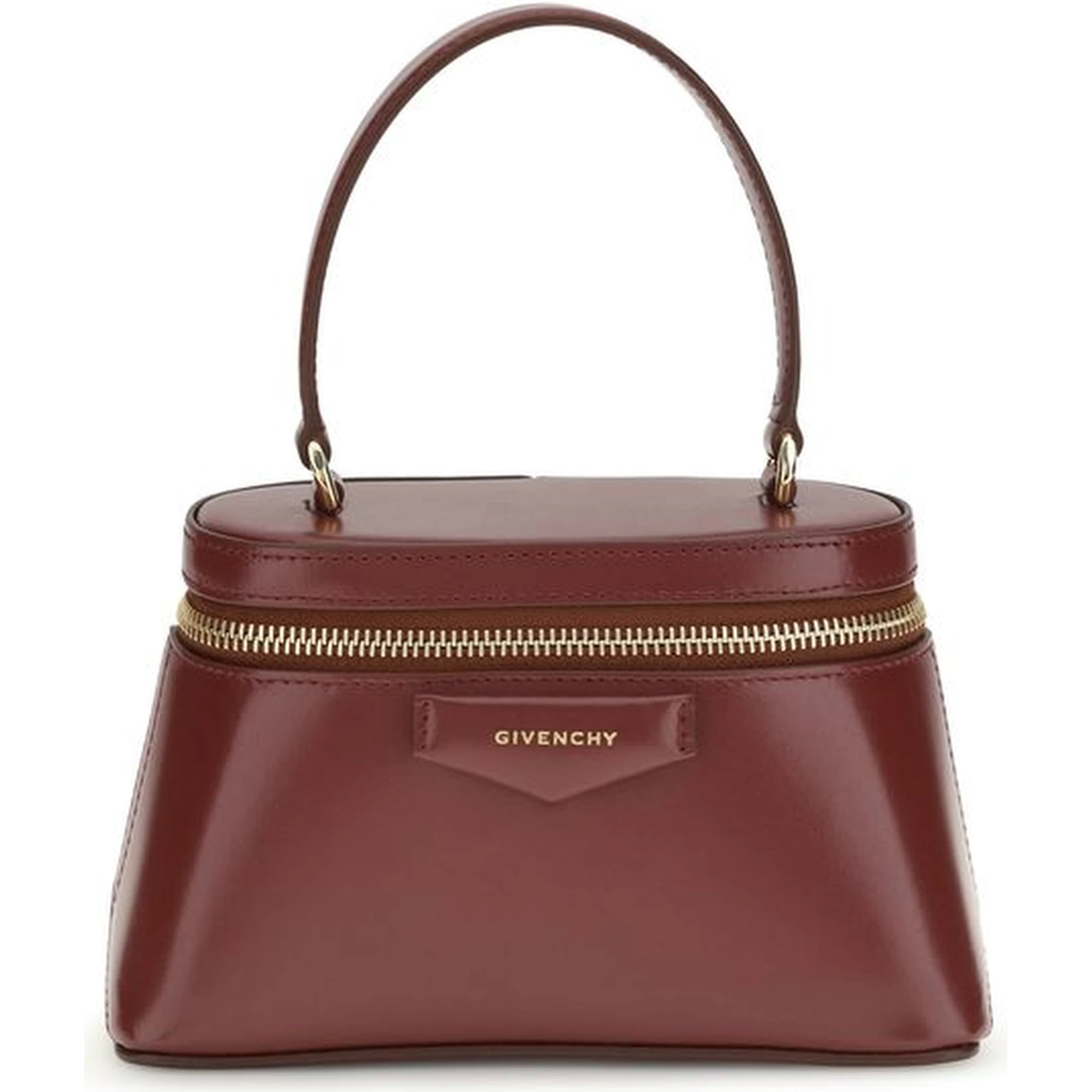 Burgundy Calf Leather Bos Taurus Handbag