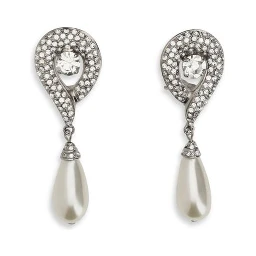 Silver Brass Earrings