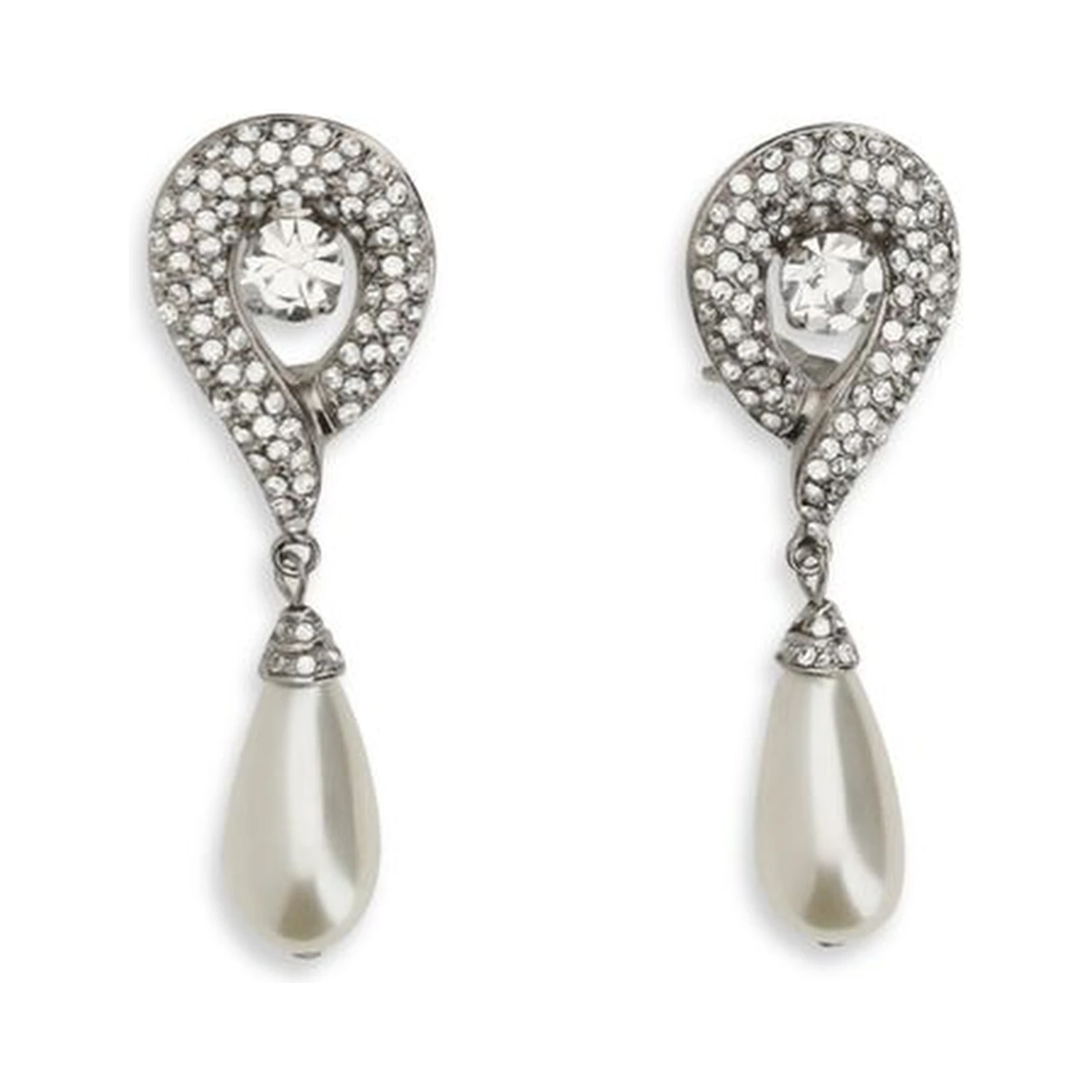 Silver Brass Earrings