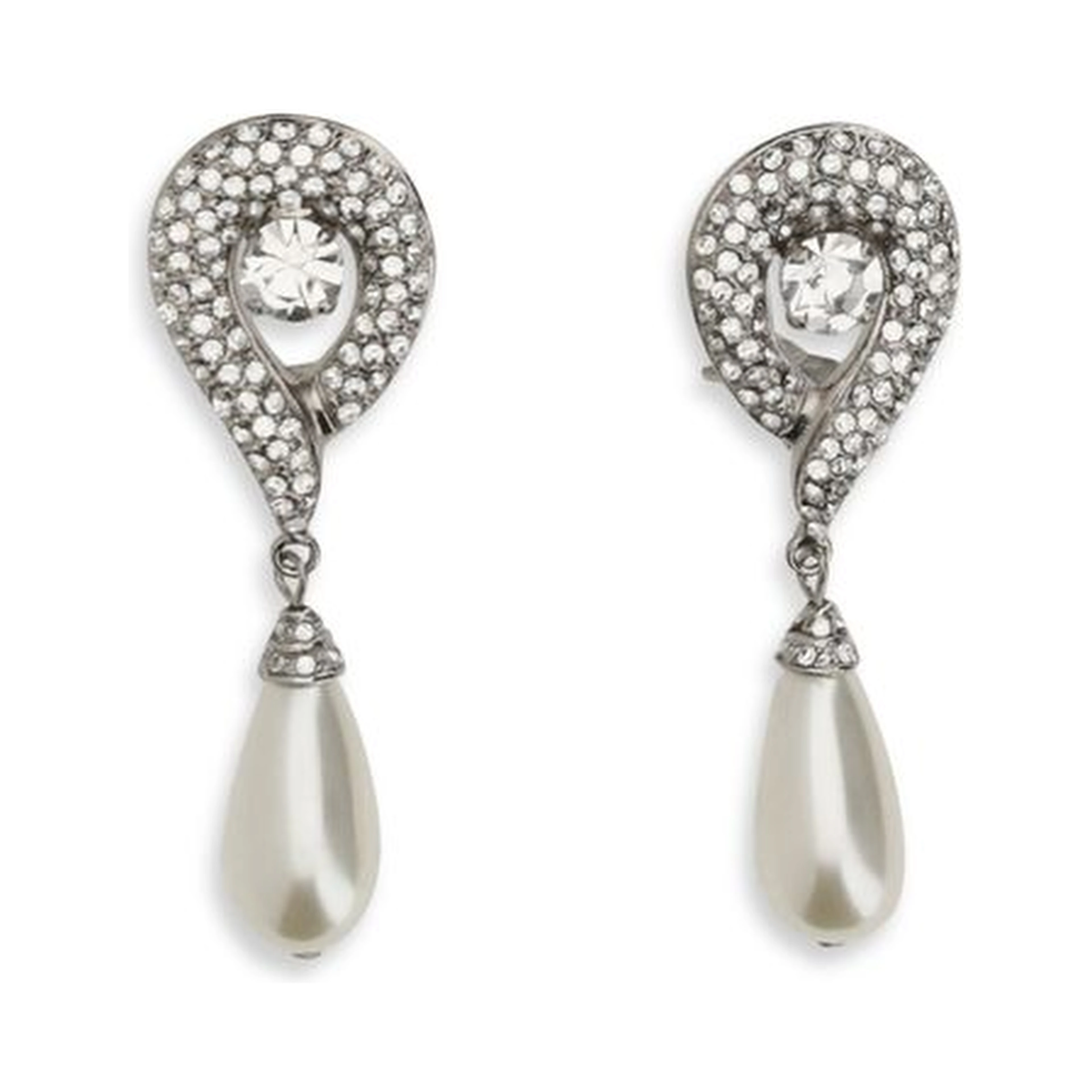 Silver Brass Earrings