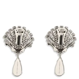 Silver Metal Earrings