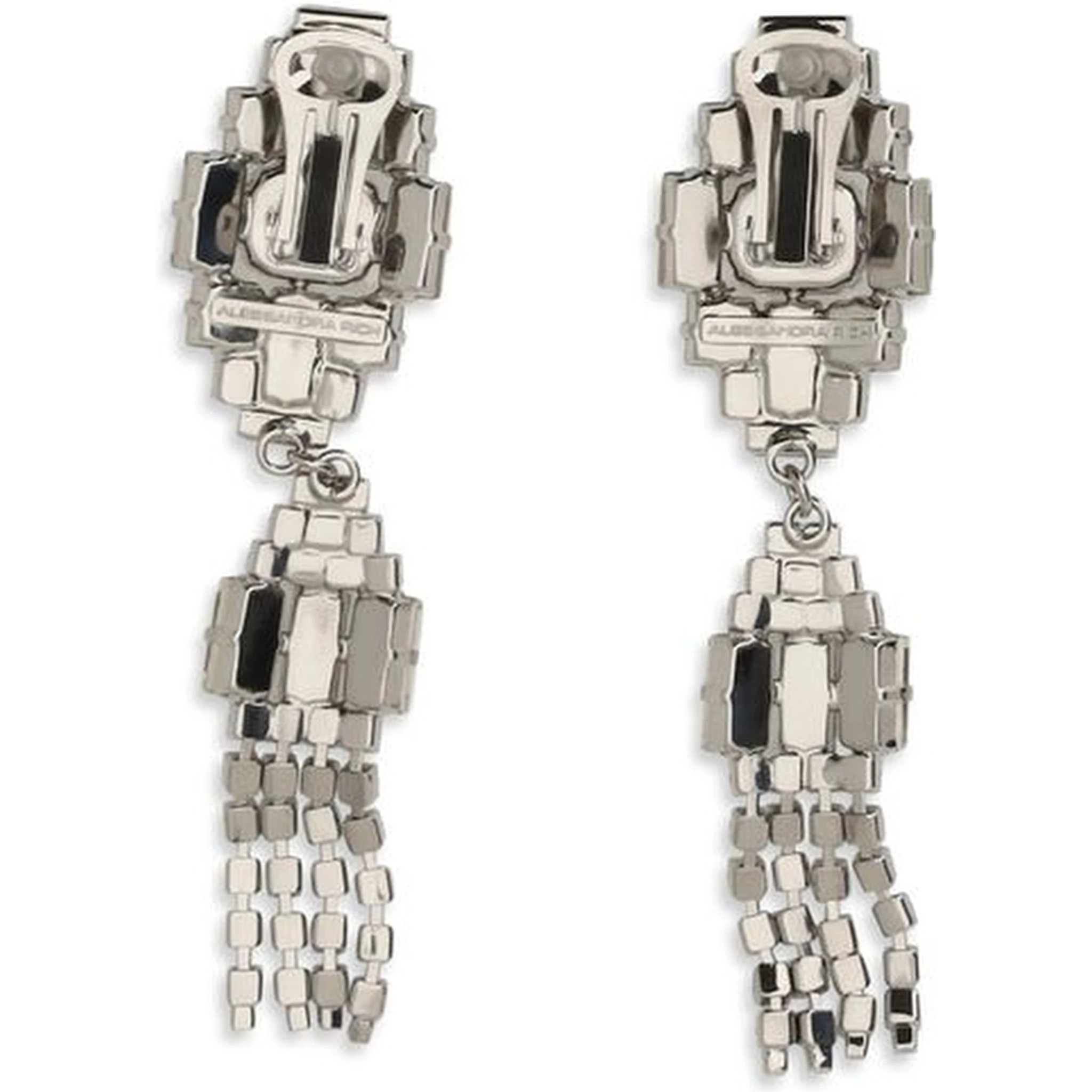 Silver Metal Earrings
