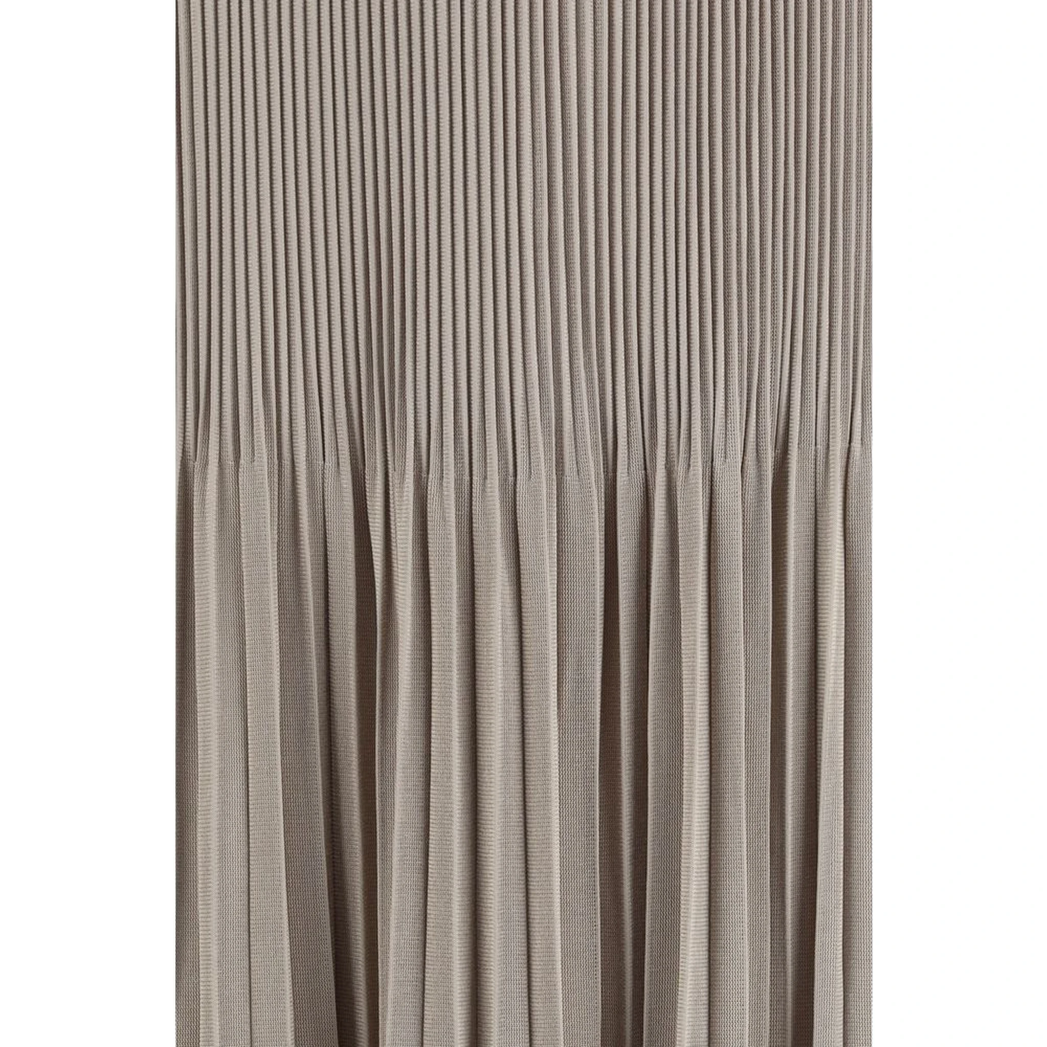 Gray Viscose Midi Skirt