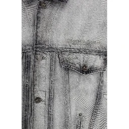 Gray Cotton Denim Jacket