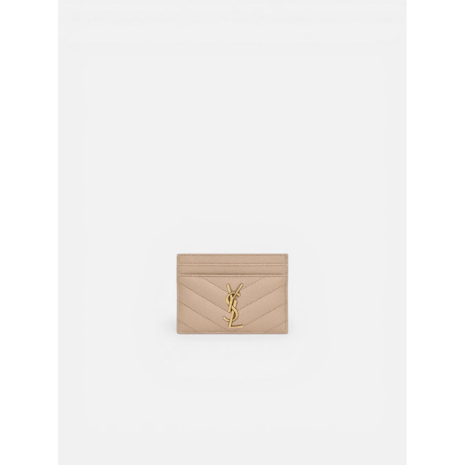 حامل بطاقة SAINT LAURENT CASSANDRE METELASSE