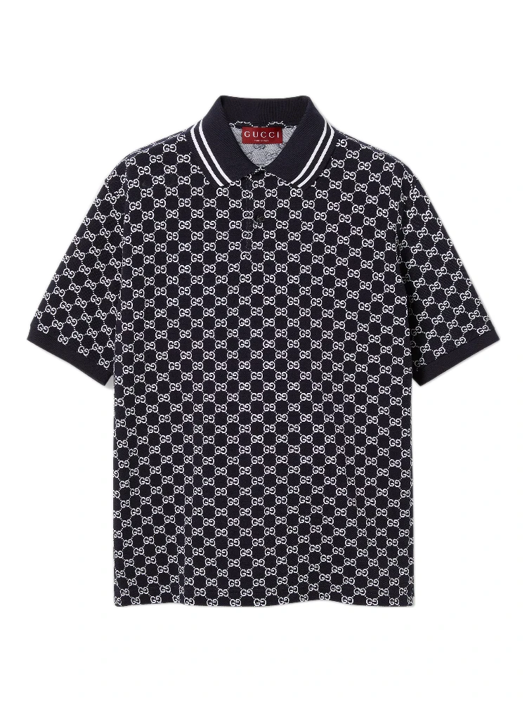 تيشيرتات وبولو من غوتشي باللون الأزرق