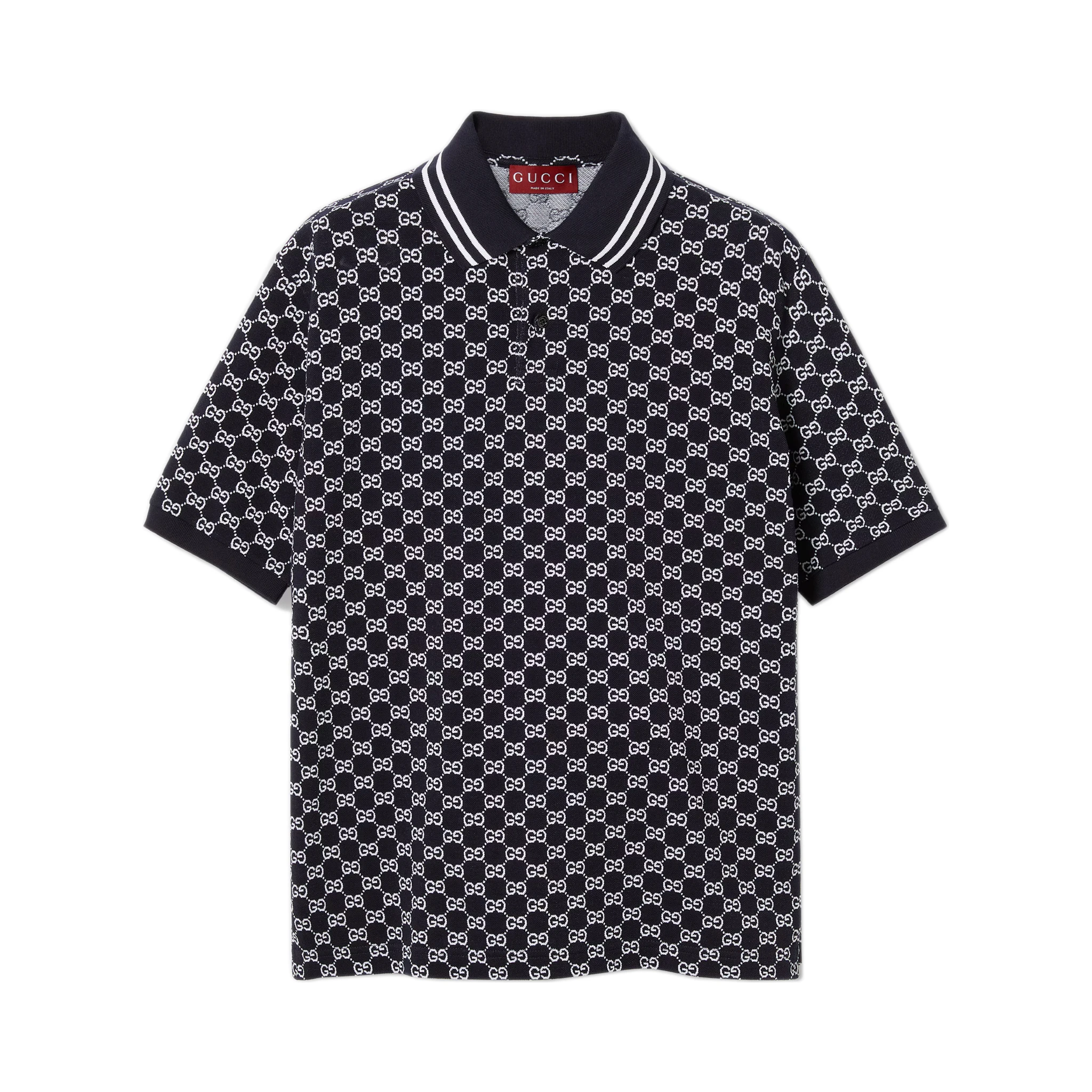 تيشيرتات وبولو من غوتشي باللون الأزرق