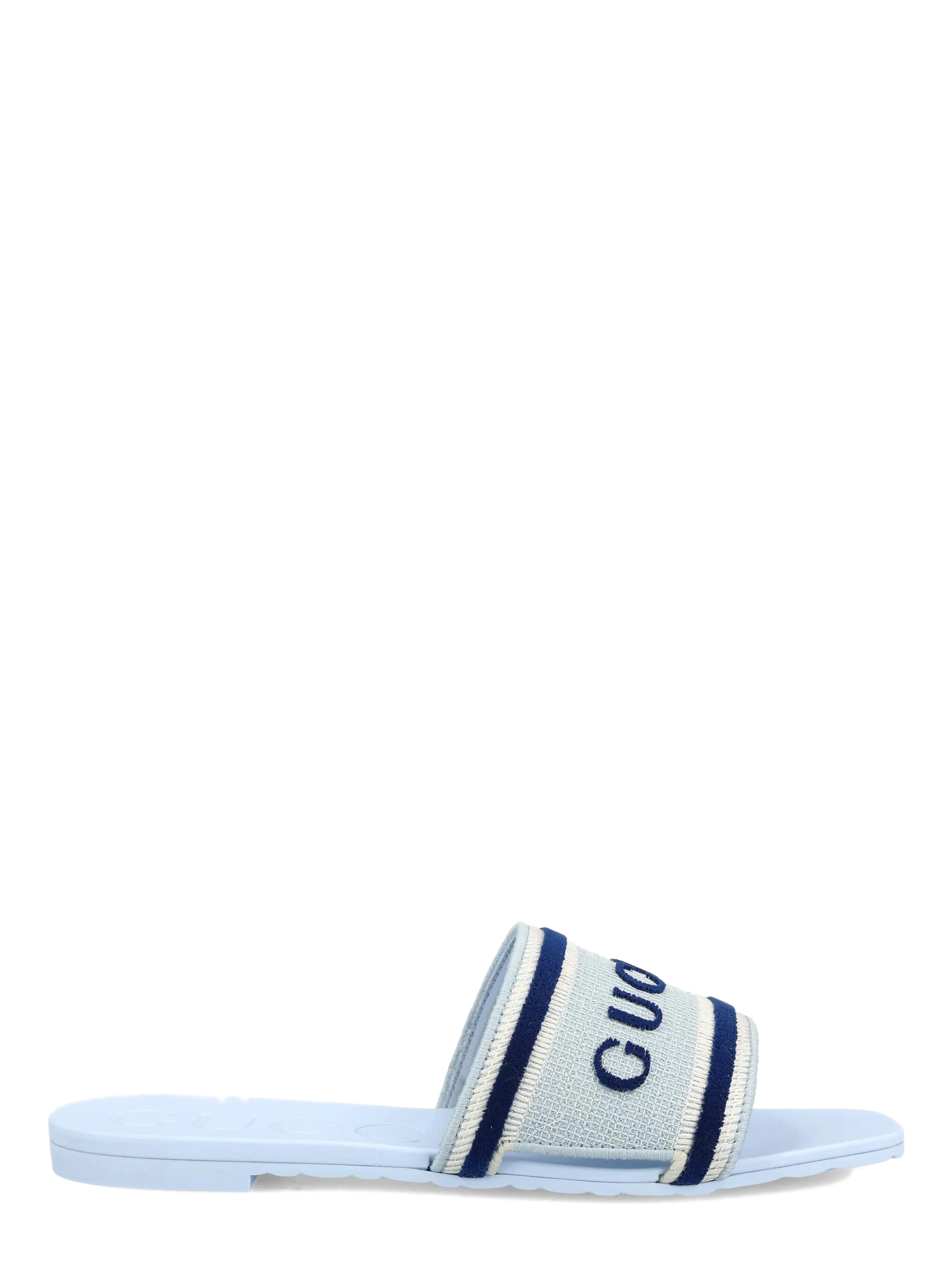 Gucci Sandals Clear Blue