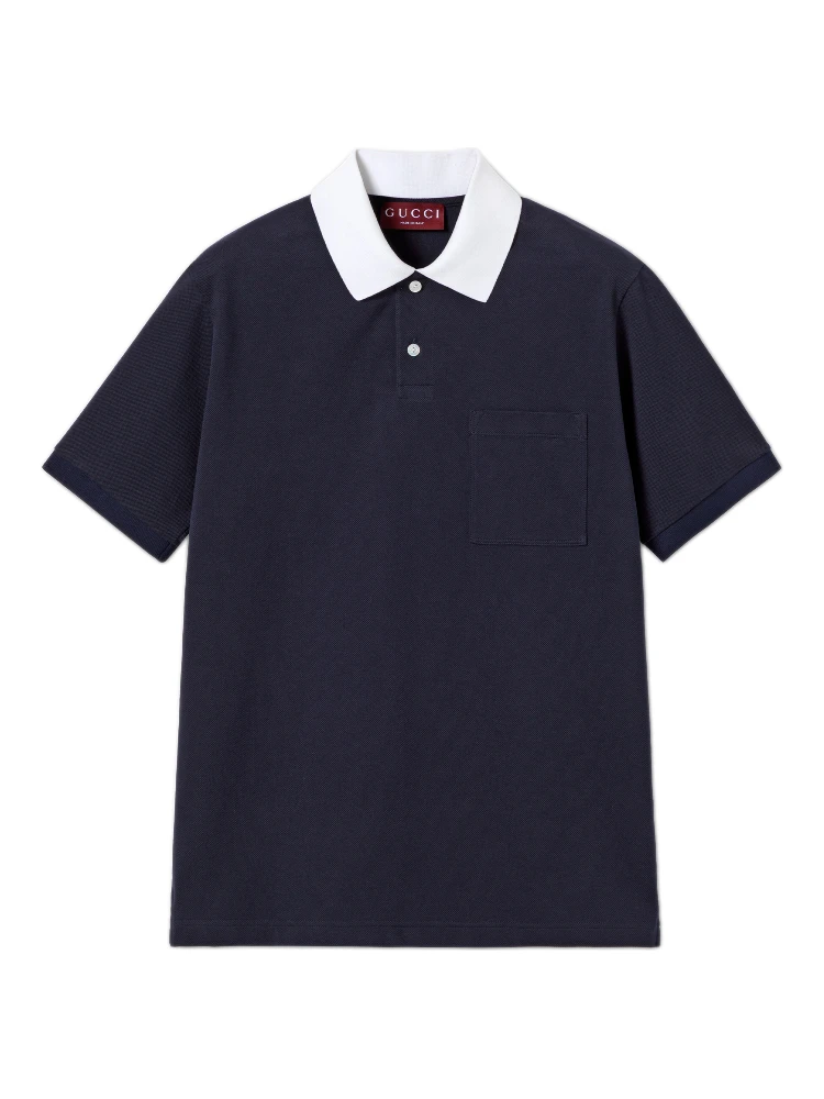 تيشيرتات وبولو من غوتشي باللون الأزرق