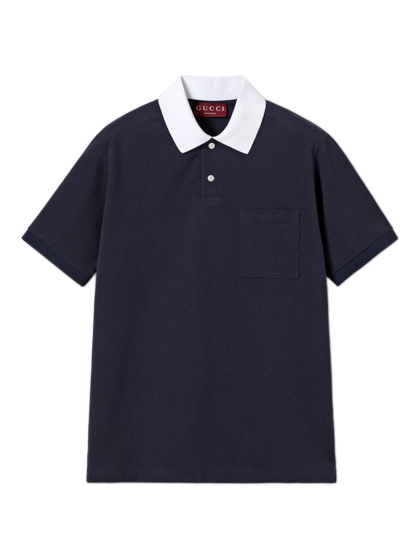 تيشيرتات وبولو من غوتشي باللون الأزرق