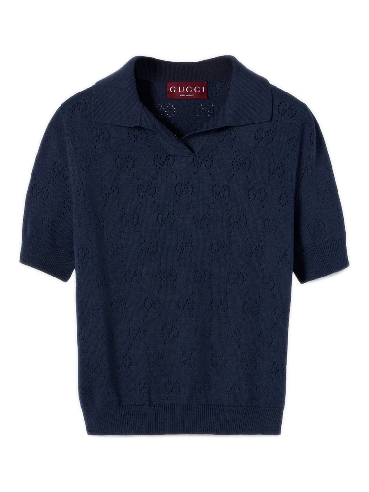 قمصان غوتشي زرقاء