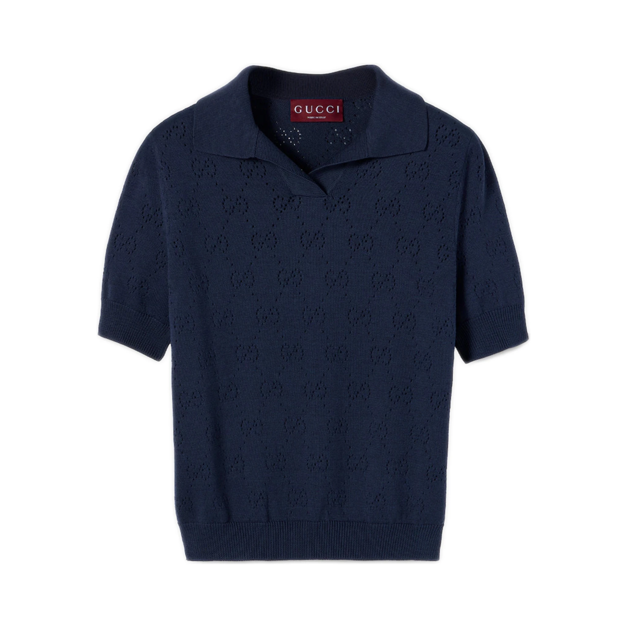 قمصان غوتشي زرقاء