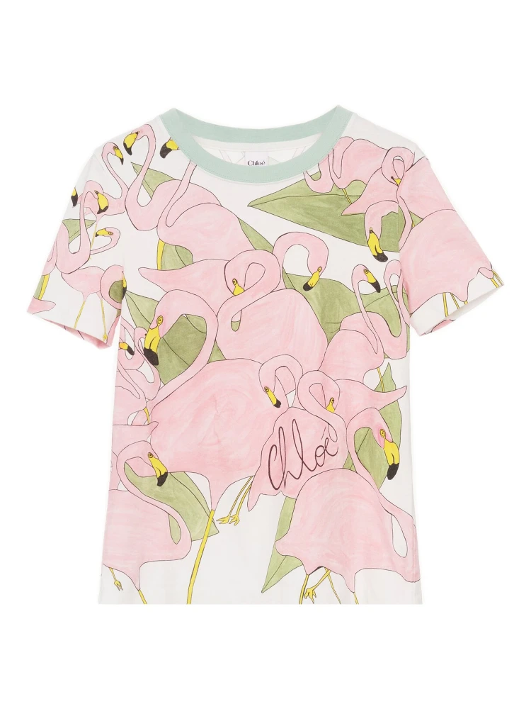 تيشيرتات وبولو من كلوي باللون الأبيض