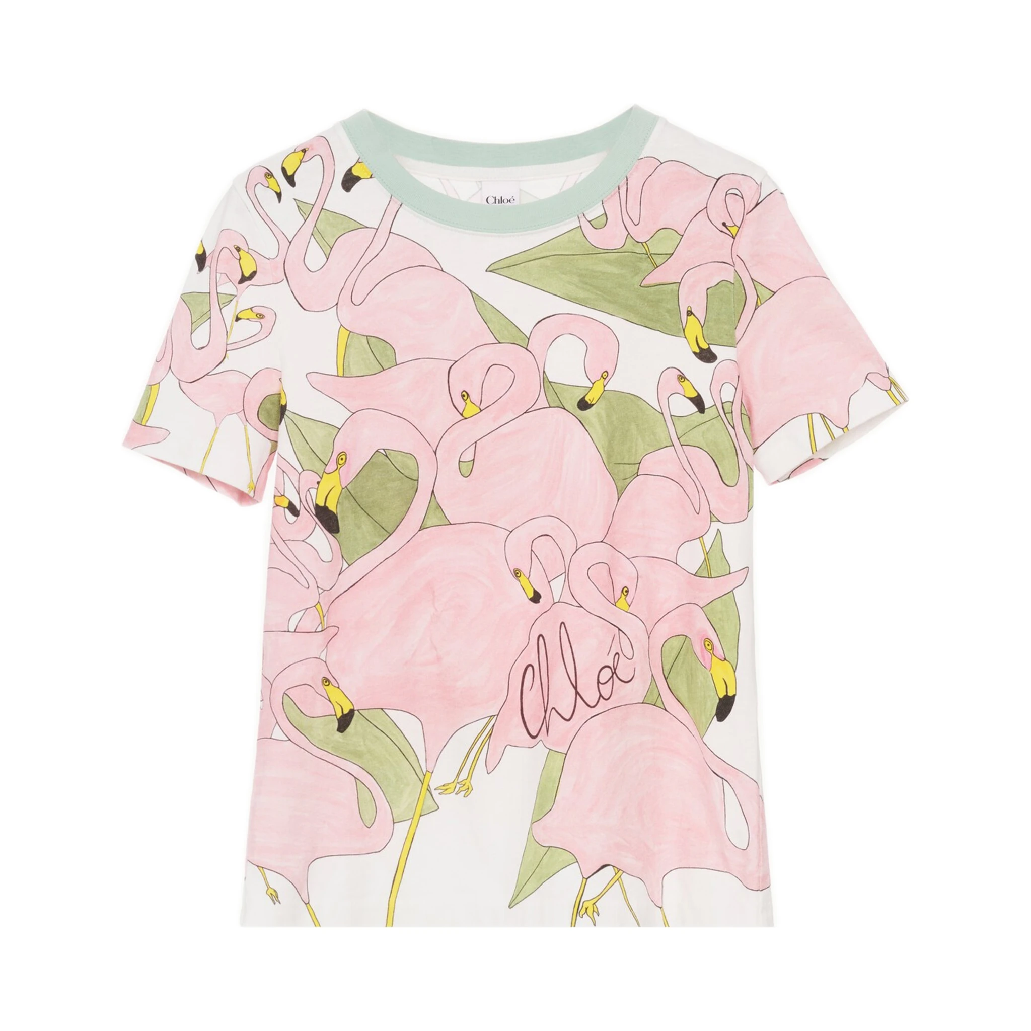 تيشيرتات وبولو من كلوي باللون الأبيض